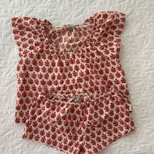 J Crew Linen & Cotton Sleep Set Size M